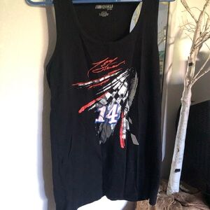 Nascar Black Graphic Tank Top